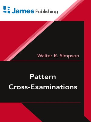 cover image of Pattern Cross-Examinations